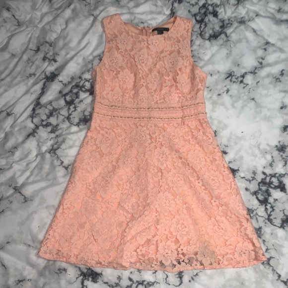 FOREVER 21 Peach Dress - Picture 1 of 4